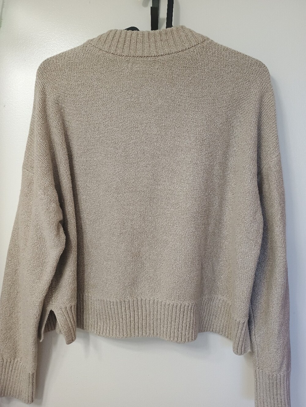 QUINCE 100% Organic Cotton Cropped Cardigan - Size S - Picture 7 of 8